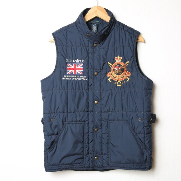 POLO RALPH LAUREN Bleeker Classic Hunter Jumper Team Puffer Vest - Picture 1 of 15